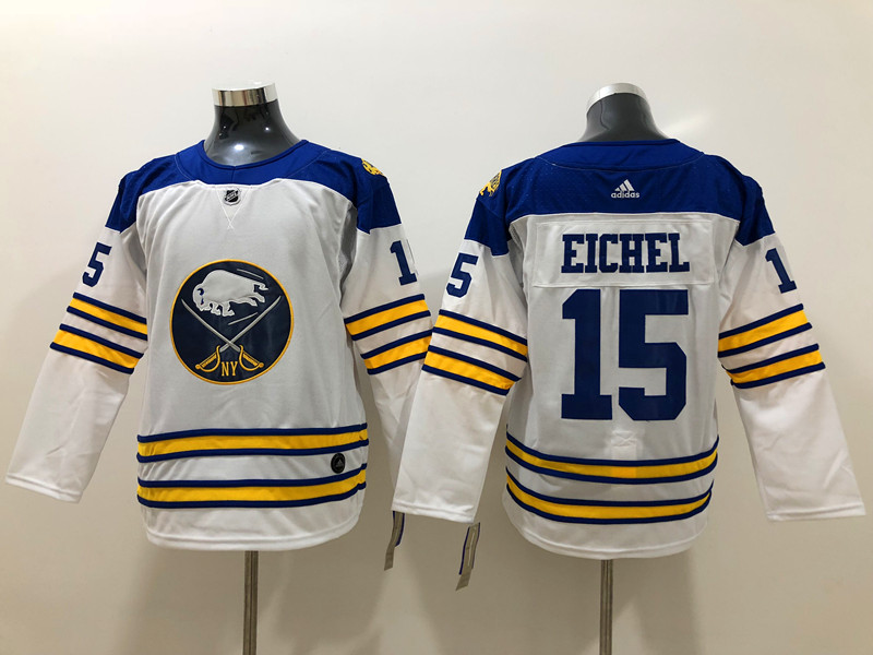Men's Buffalo Sabres Jack eichel #15 White Jersey